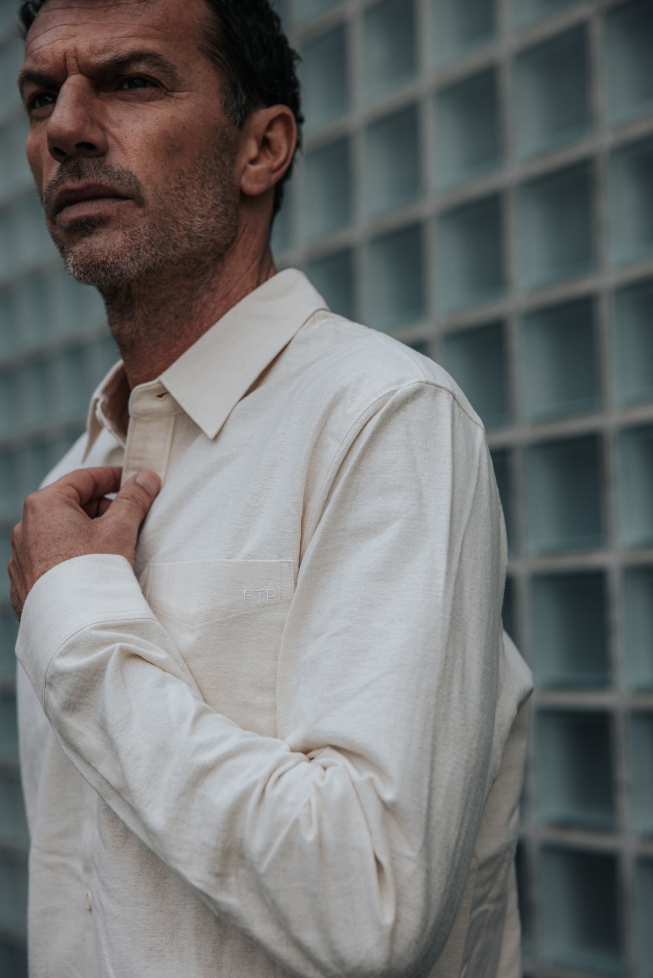 

Langarmhemd Herren Jeremiah Hunty off white | Freeman T. Porter