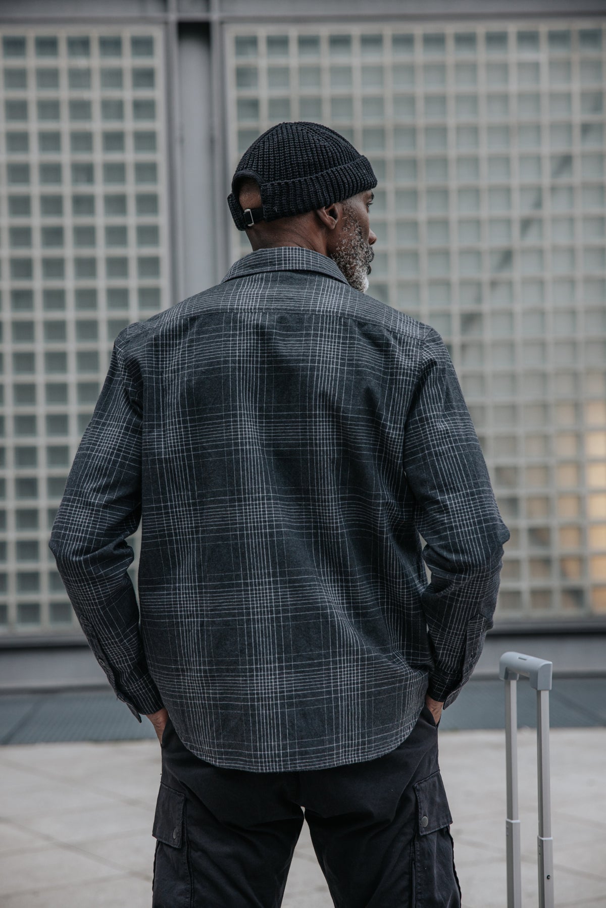 

Grau kariertes Hemd Herren Sandor Clegan grey | Freeman T. Porter