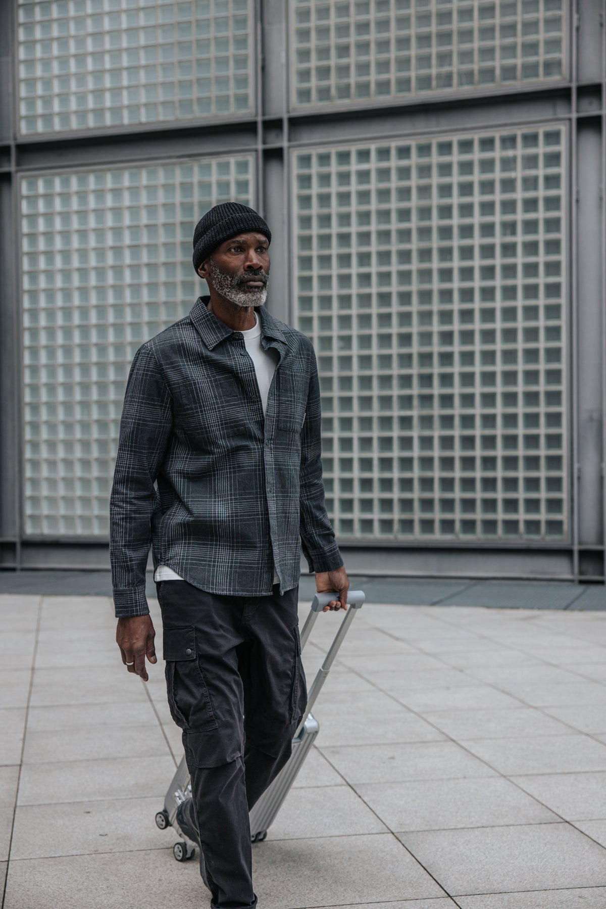 

Grau kariertes Hemd Herren Sandor Clegan grey | Freeman T. Porter