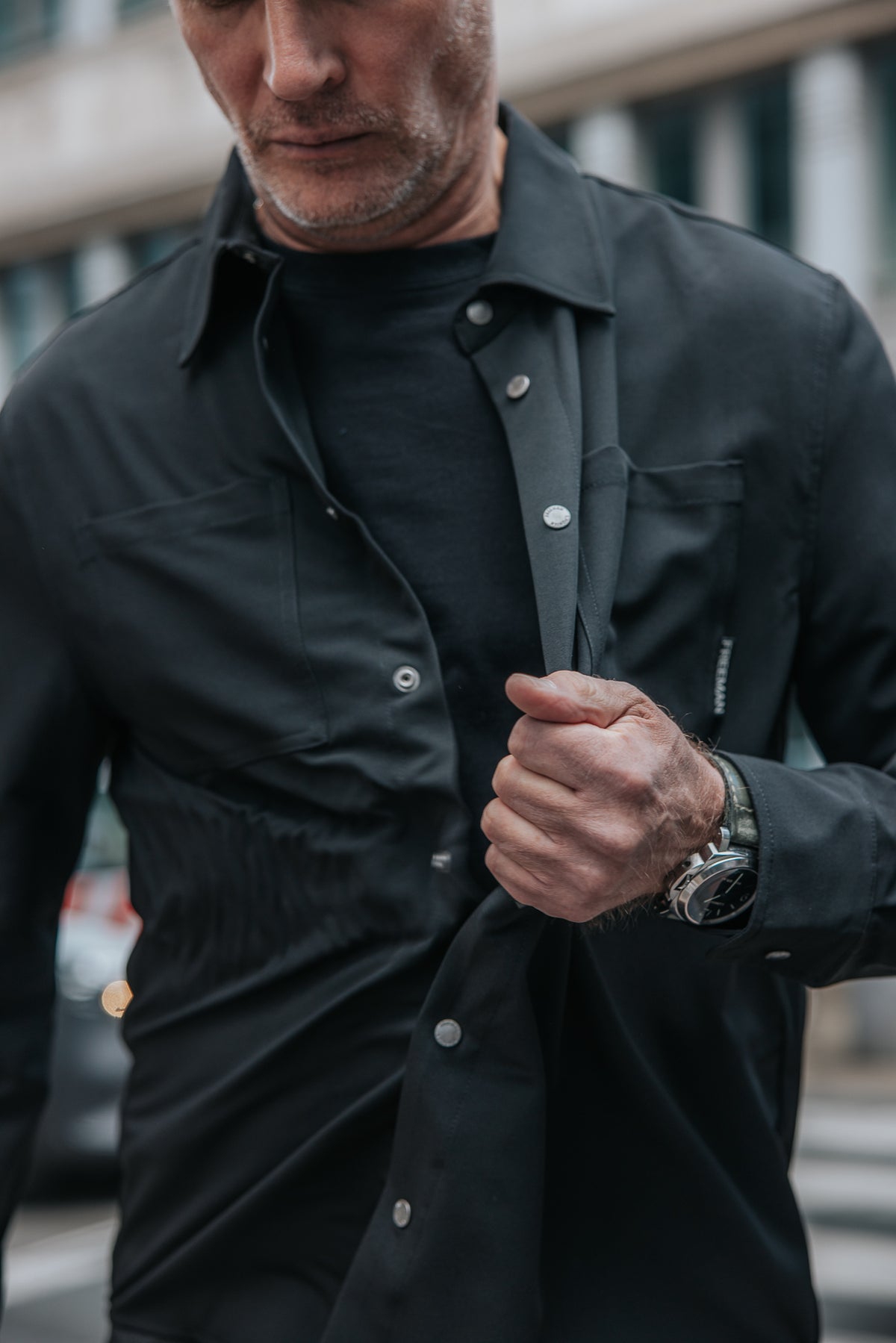 

Langarmhemd Herren Kalel Botan black | Freeman T. Porter