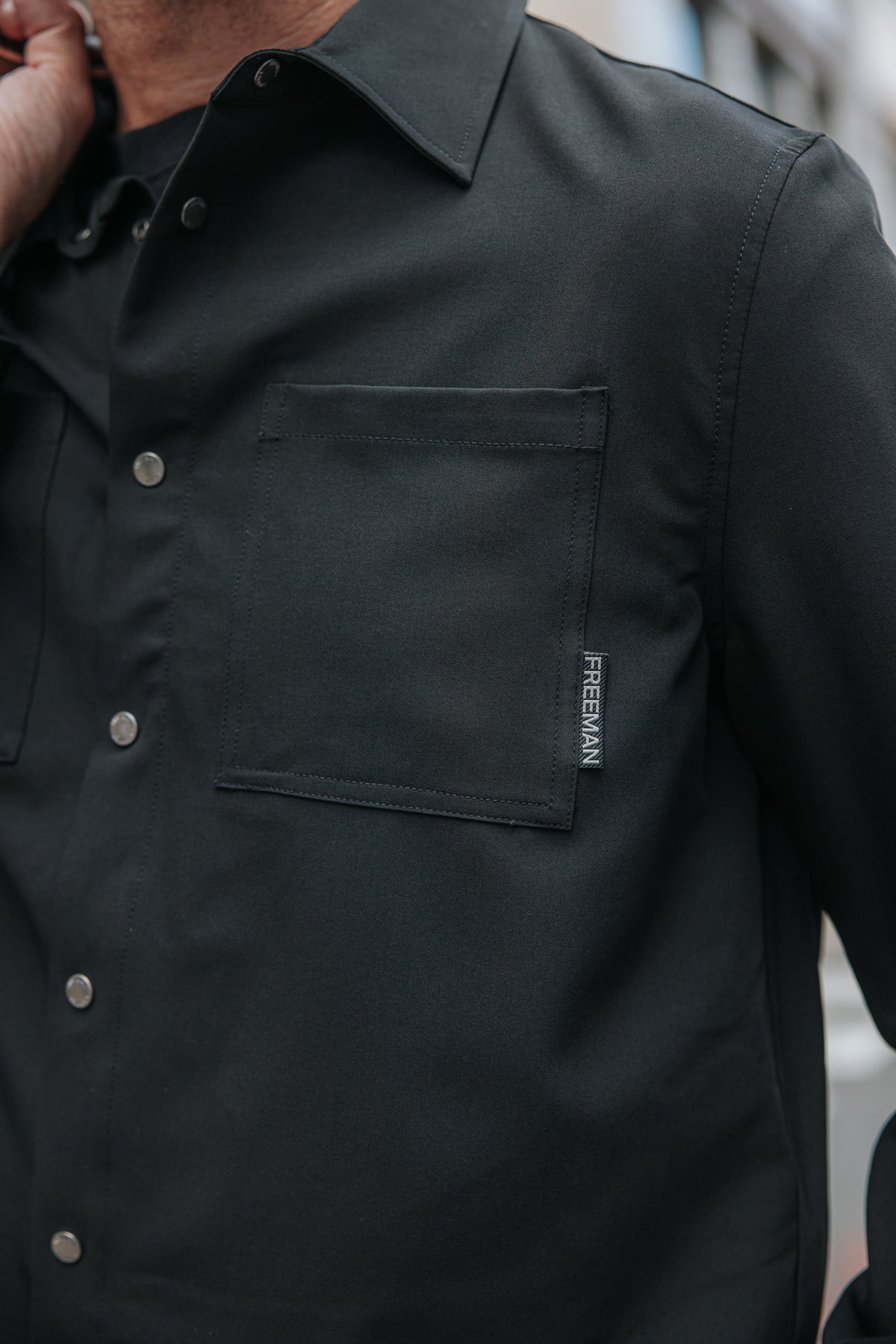 

Langarmhemd Herren Kalel Botan black | Freeman T. Porter
