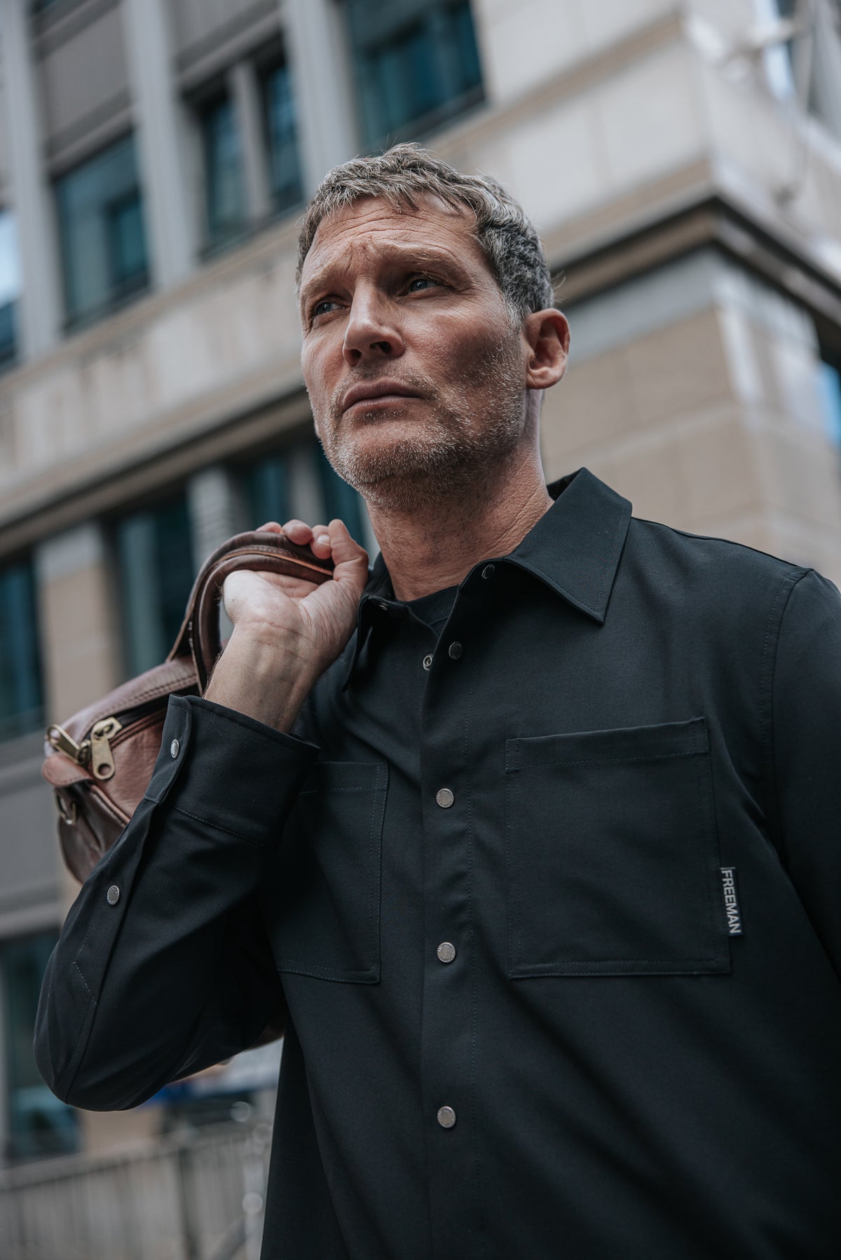 

Langarmhemd Herren Kalel Botan black | Freeman T. Porter