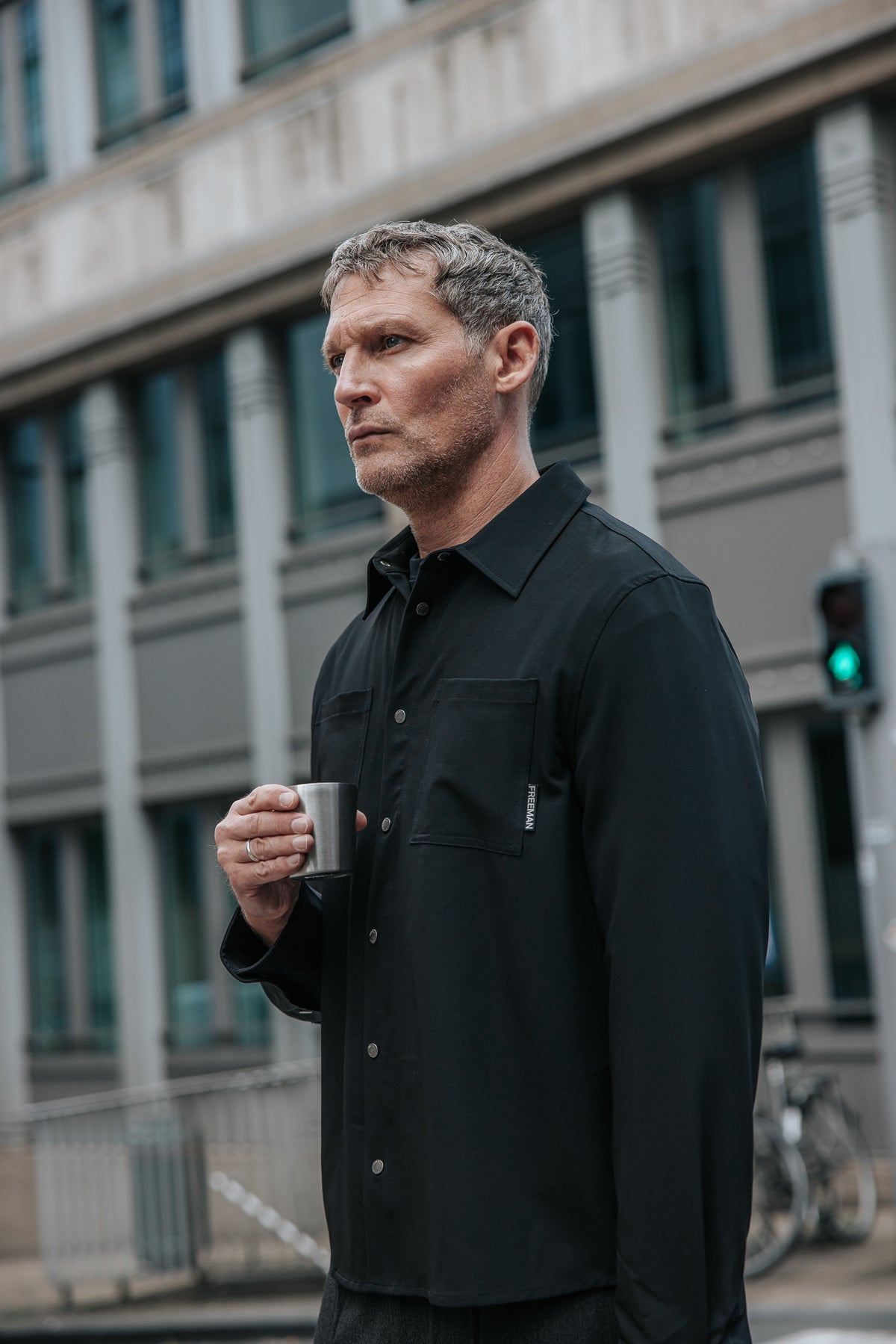 

Langarmhemd Herren Kalel Botan black | Freeman T. Porter