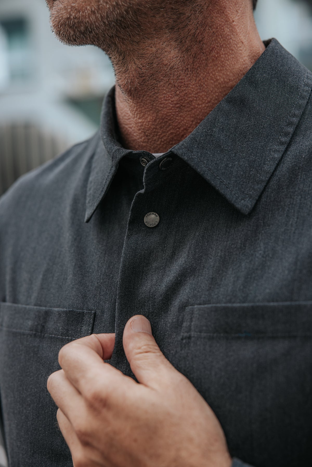 
              

Langarmhemd Herren Kalel Botan charcoal grey | Freeman T. Porter
            