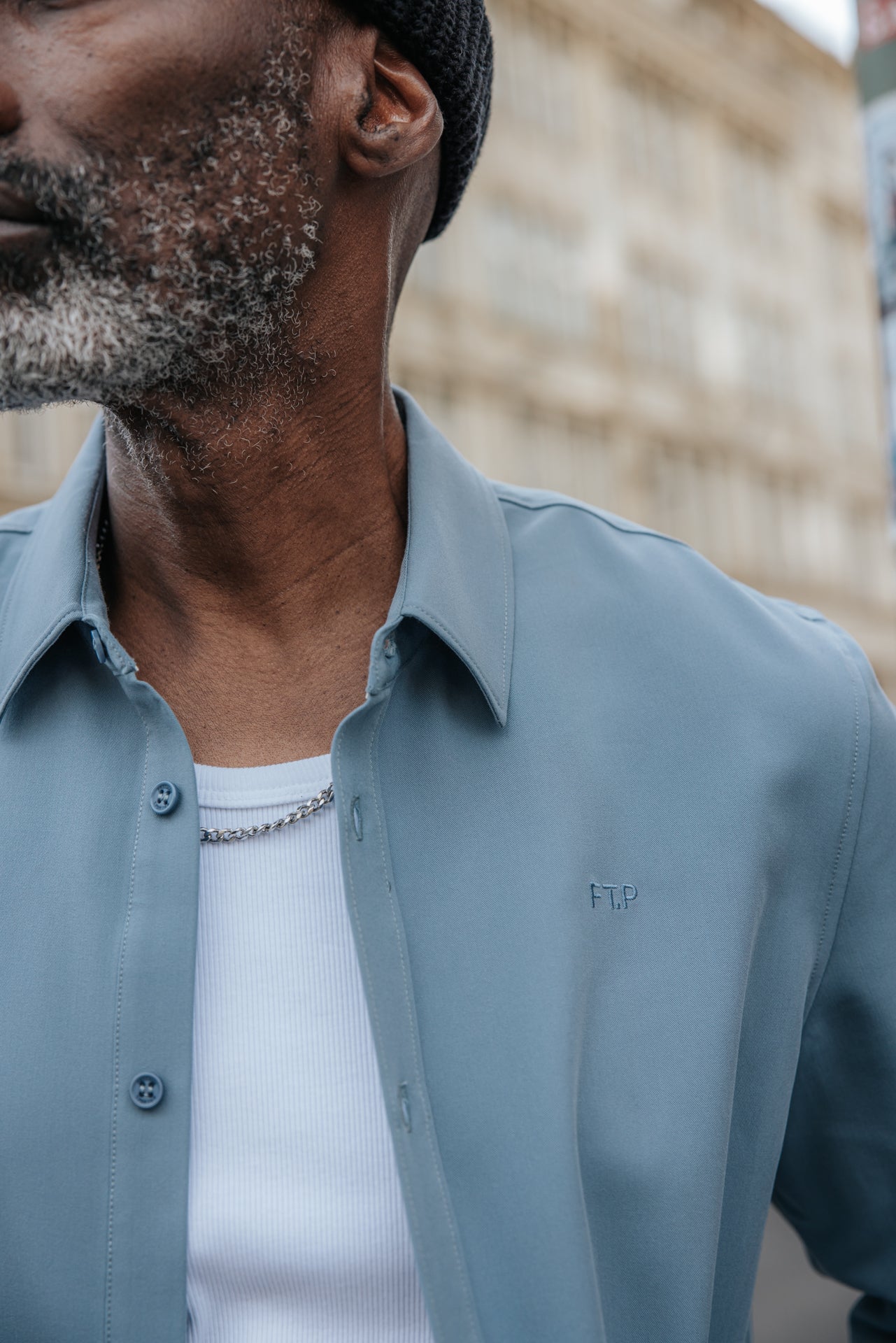 

Langarmhemd Herren Yoris Harden mid blue | Freeman T. Porter