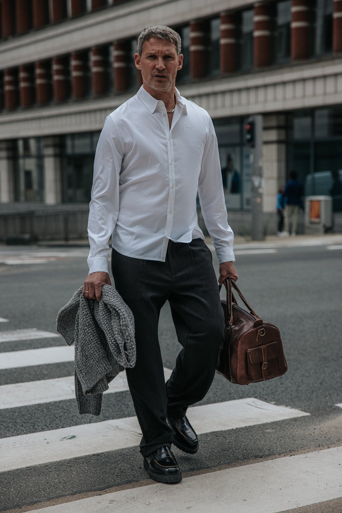 

Chemise manches longues Homme Yoris Hadley white | Freeman T. Porter