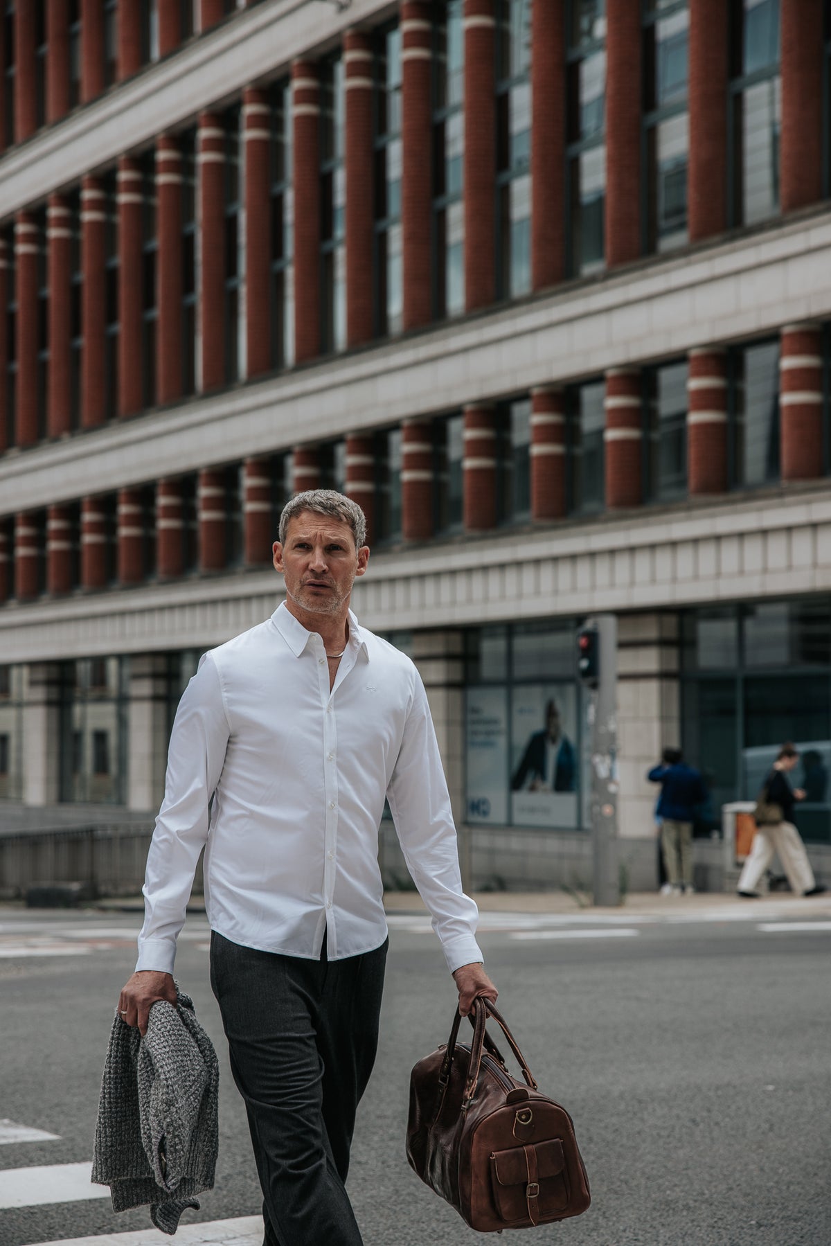 

Chemise manches longues Homme Yoris Hadley white | Freeman T. Porter