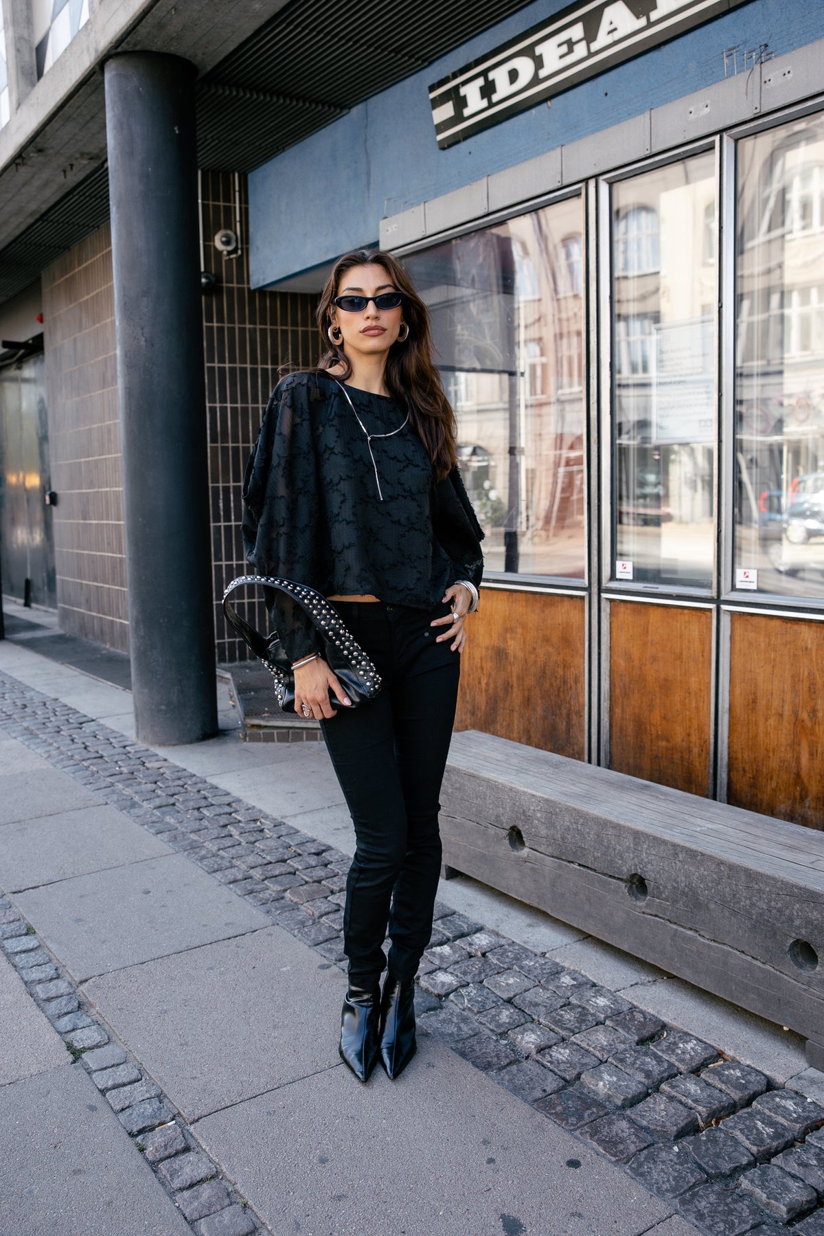

Top épaules dénudées dentelle Femme Telcie Black Dalhia black | Freeman T. Porter