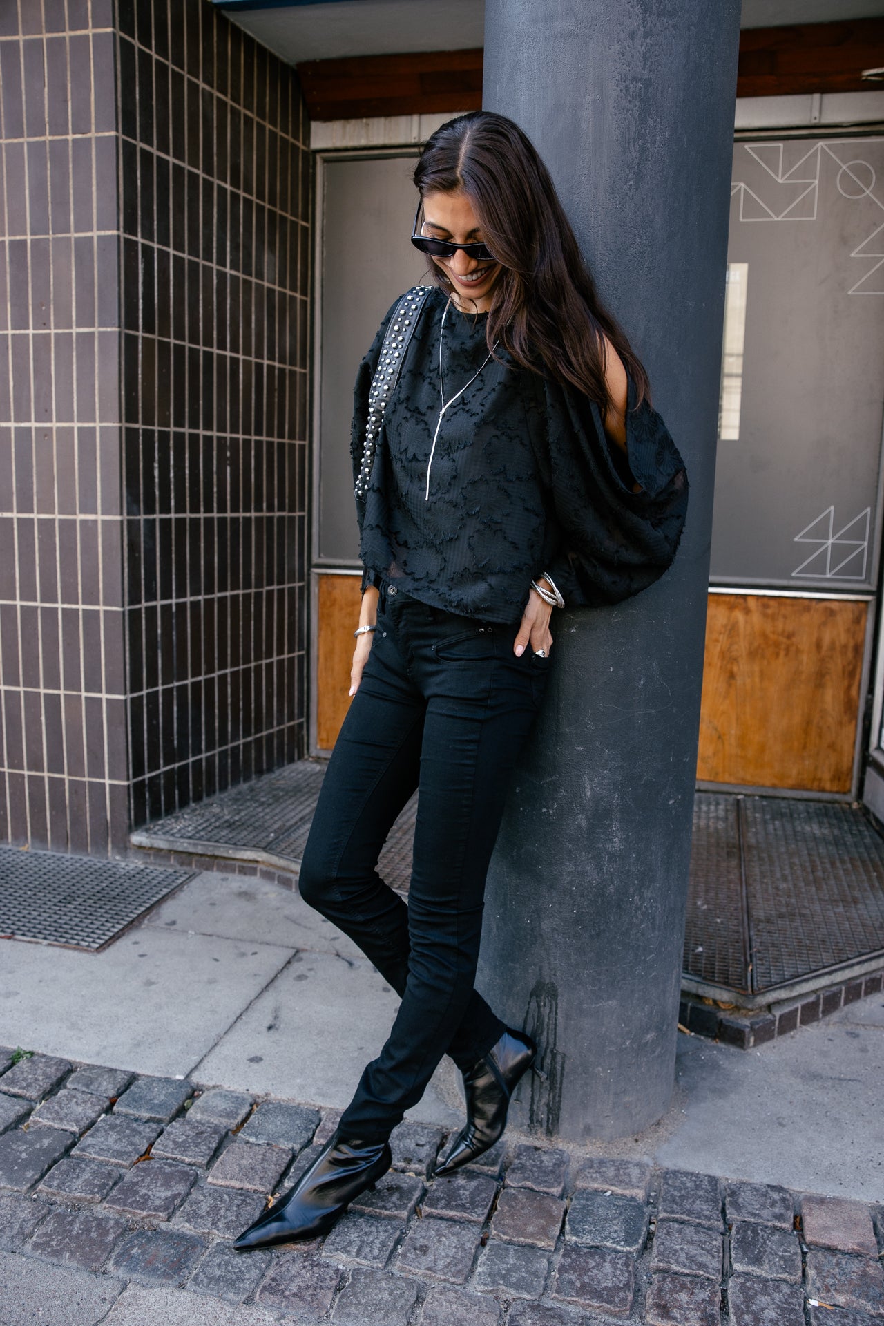 

Top épaules dénudées dentelle Femme Telcie Black Dalhia black | Freeman T. Porter