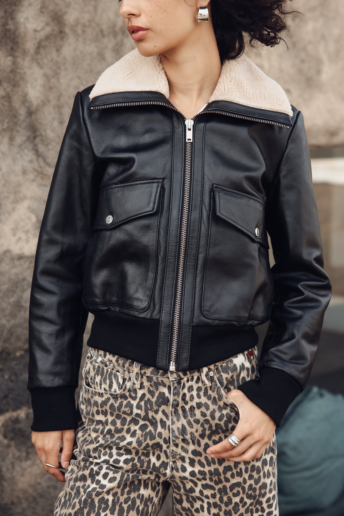 

Perfecto de piel Mujer Karet Leather black | Freeman T. Porter