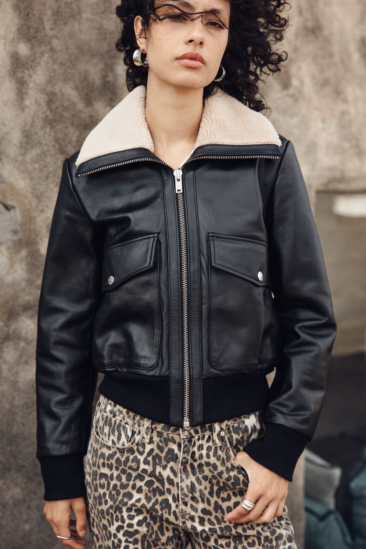

Perfecto de piel Mujer Karet Leather black | Freeman T. Porter