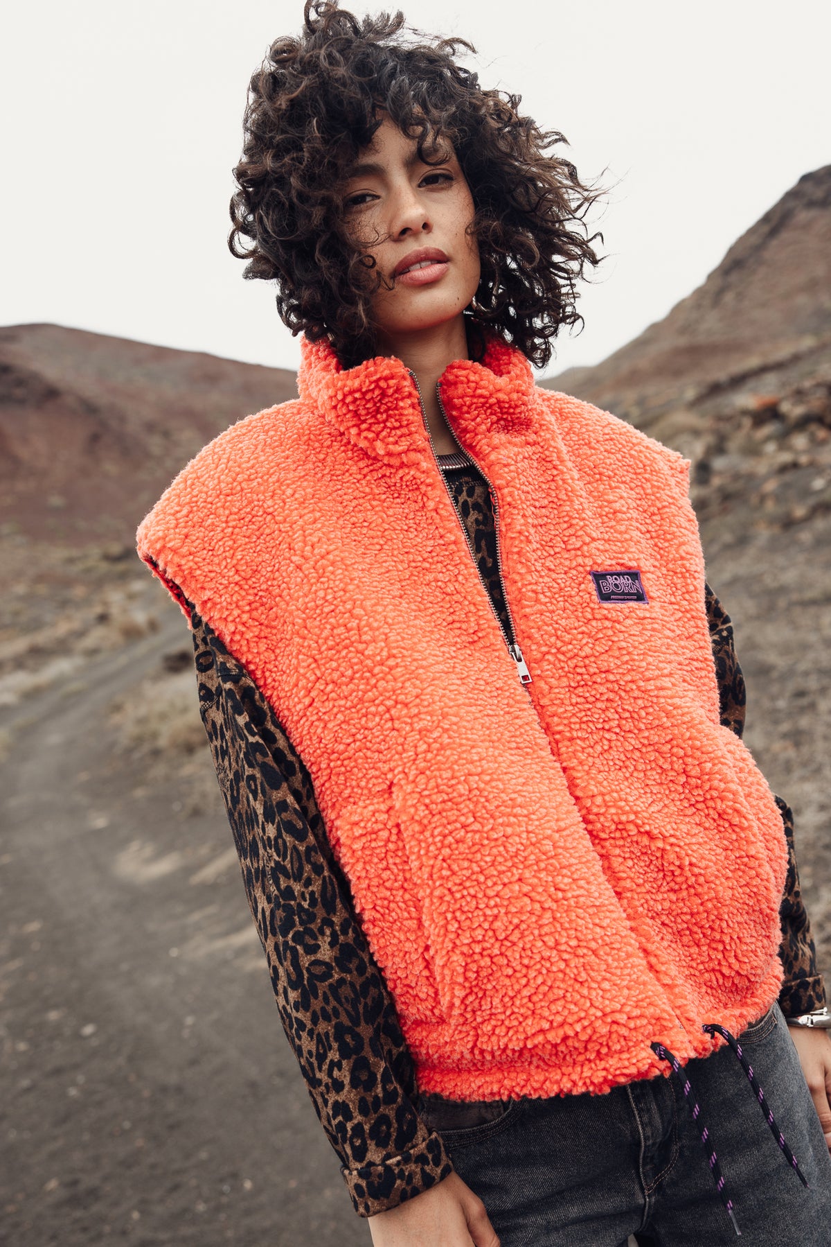   
            

Veste sans manches Femme Vianca Sherpa grenadine | Freeman T. Porter
          