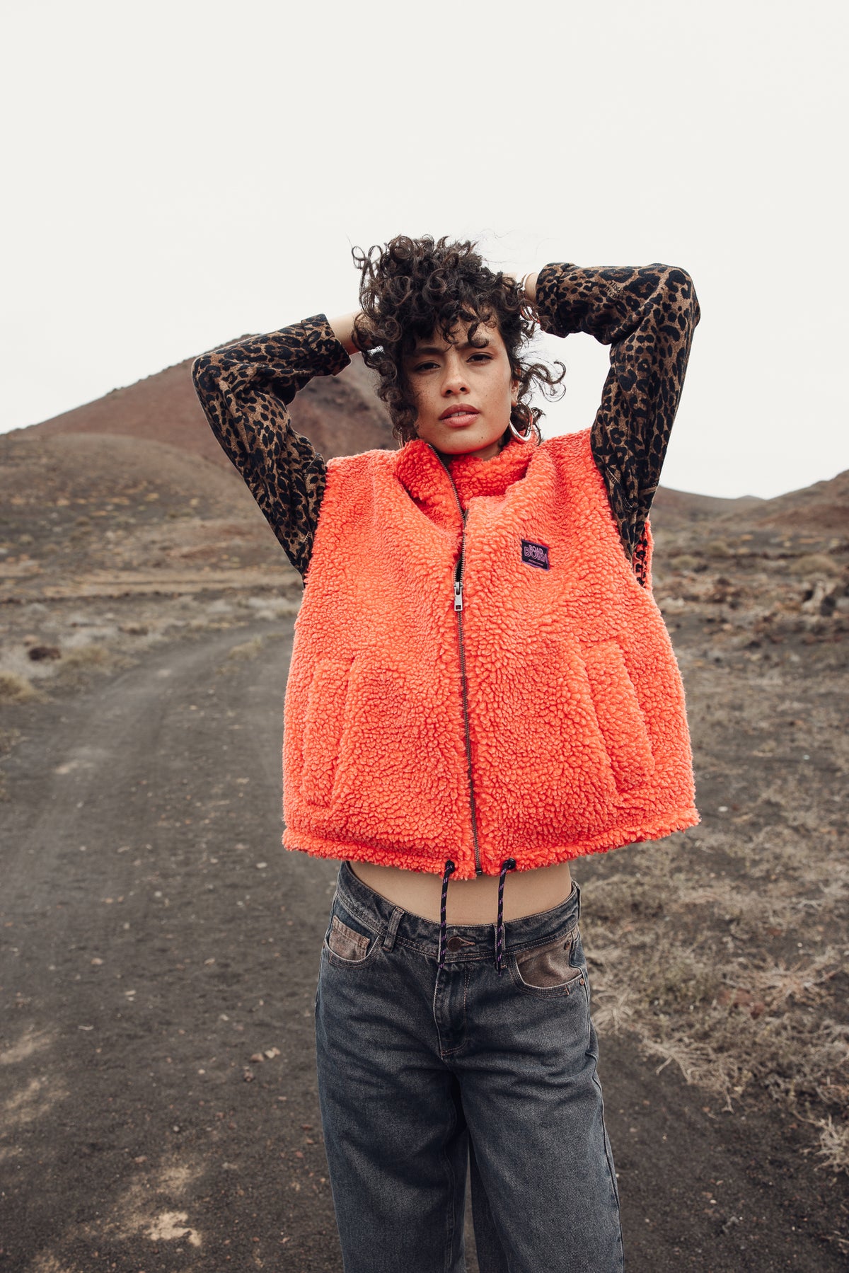 

Veste sans manches Femme Vianca Sherpa grenadine | Freeman T. Porter