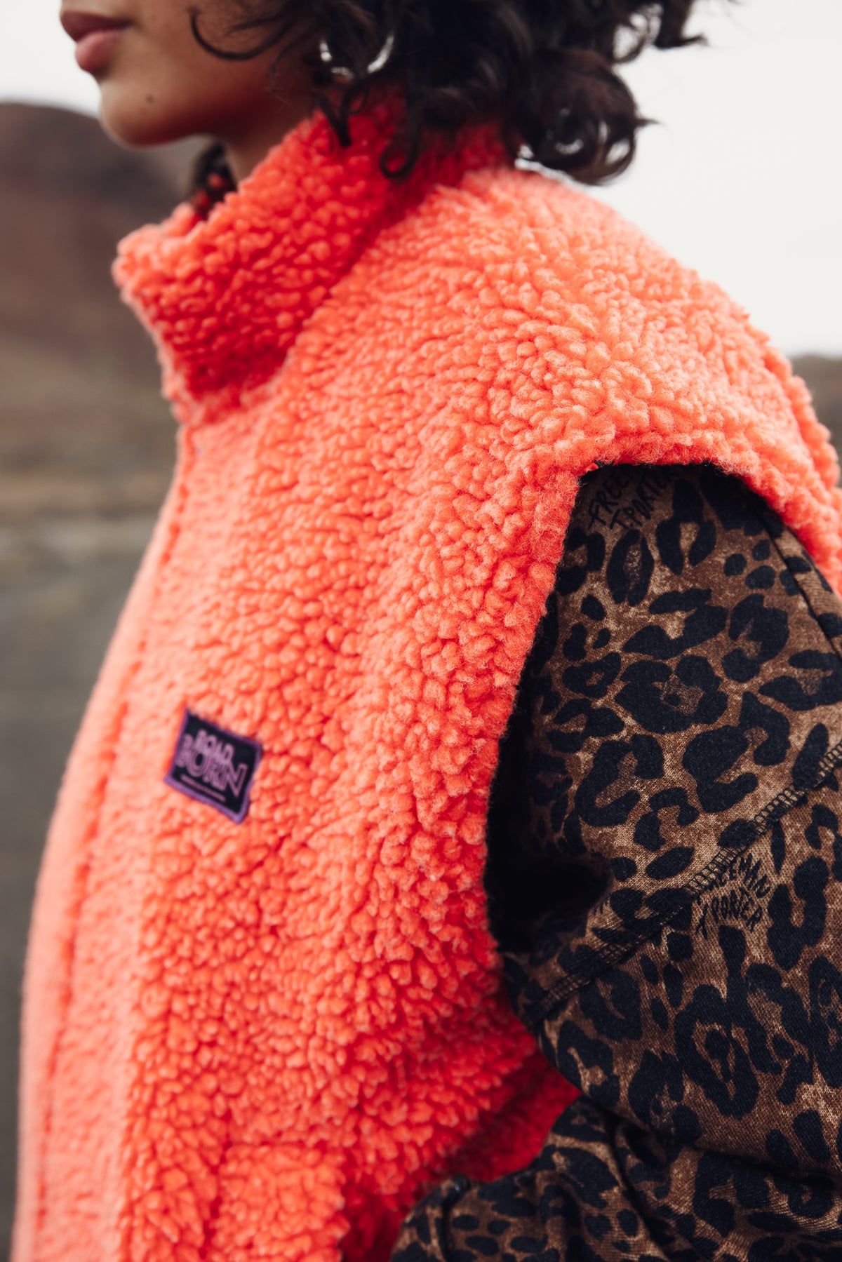 

Veste sans manches Femme Vianca Sherpa grenadine | Freeman T. Porter