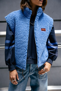 

Weste Damen Vianca Sherpa turkish sea | Freeman T. Porter