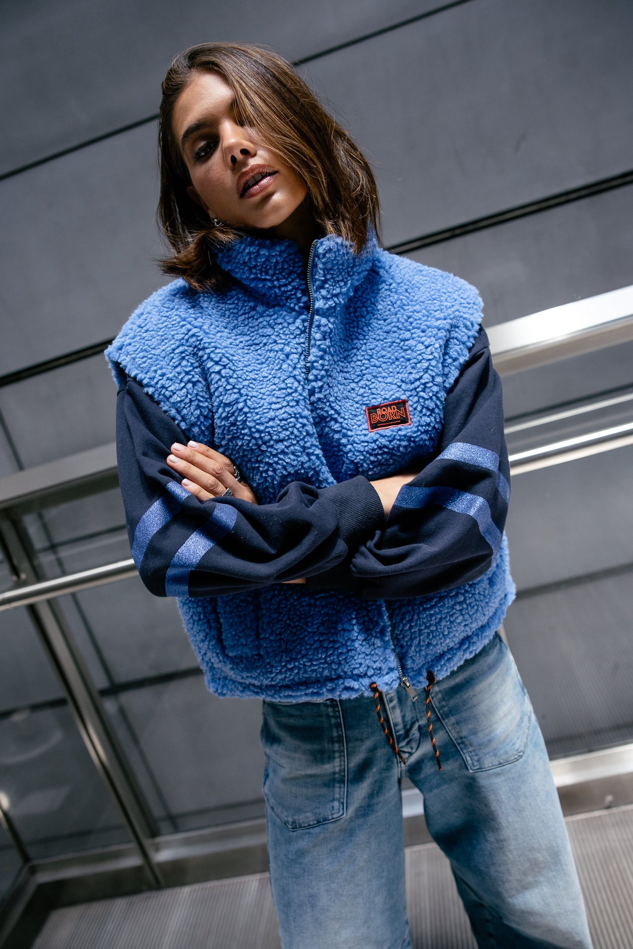 

Vest Women Vianca Sherpa turkish sea | Freeman T. Porter