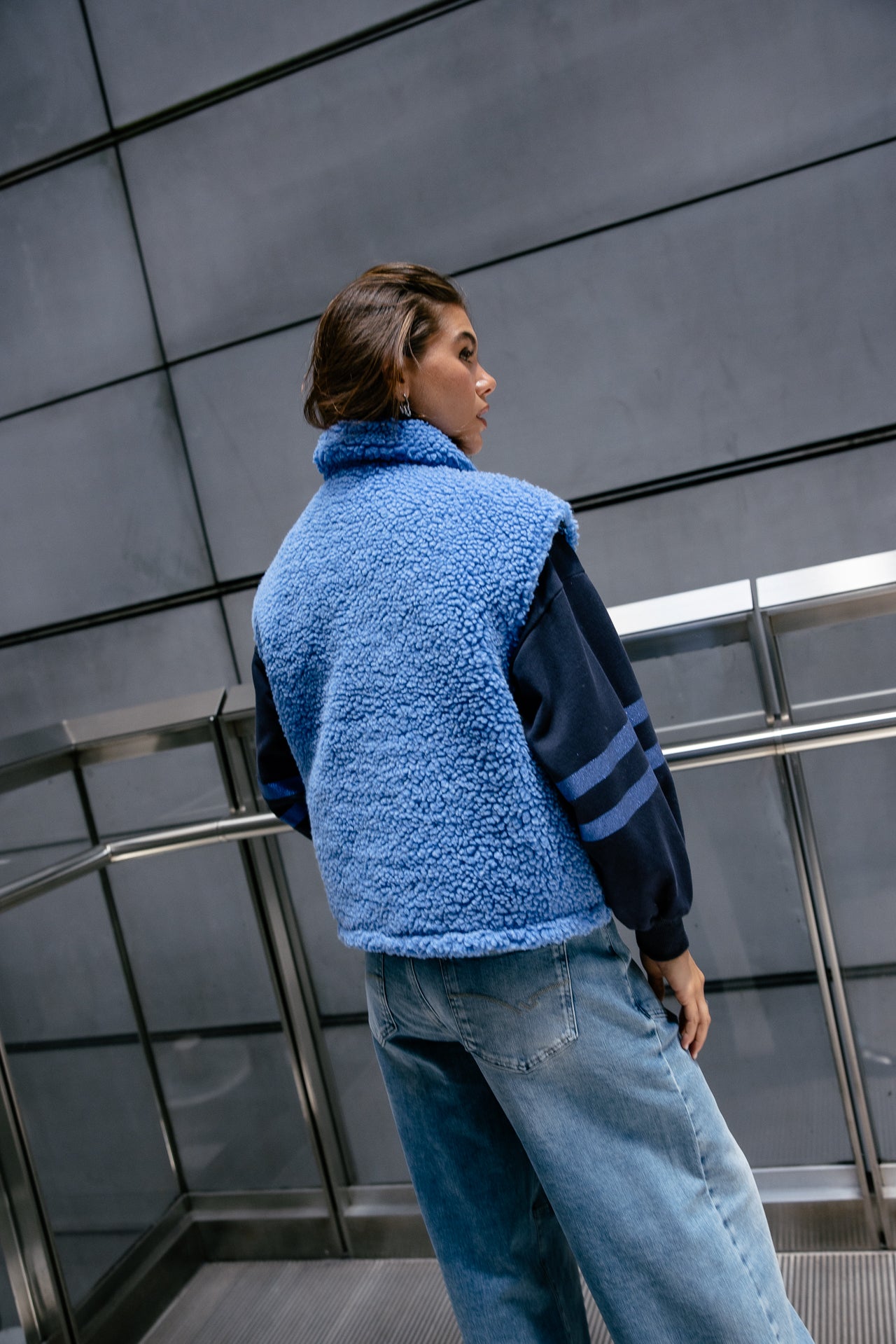 

Vest Women Vianca Sherpa turkish sea | Freeman T. Porter
