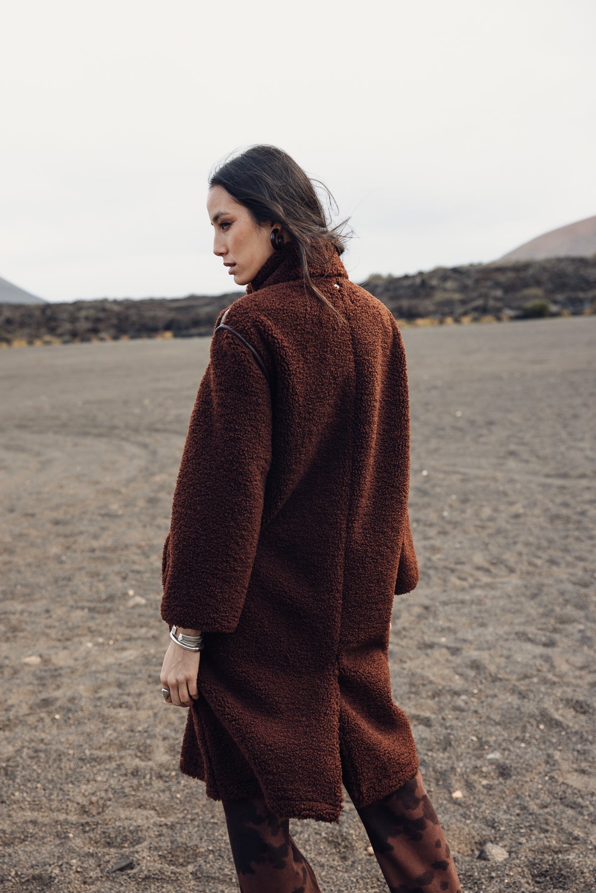 

Casaco comprido Mulher Murffy fur chocolate | Freeman T. Porter