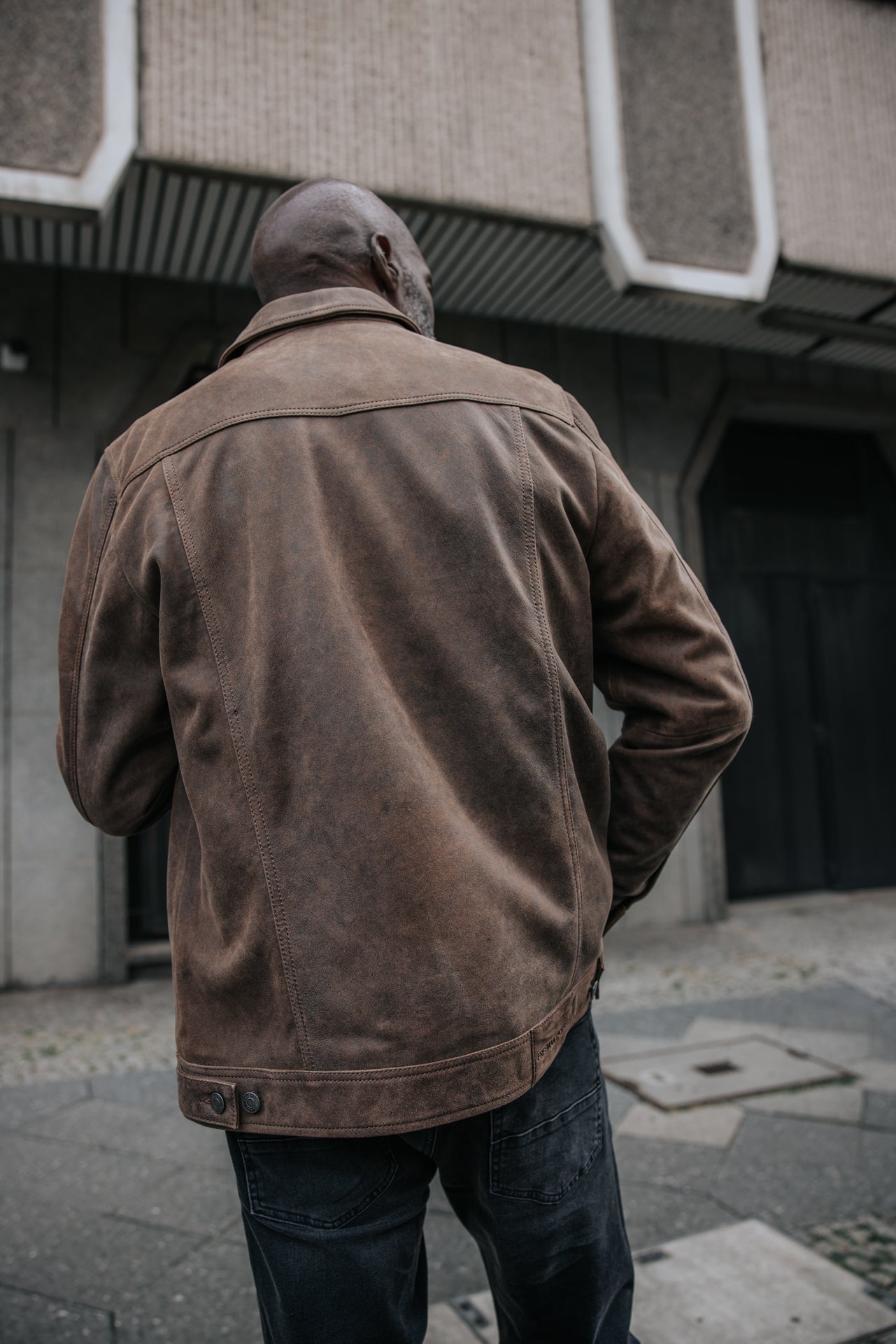 

Veste en cuir Homme Rickon waxy brown | Freeman T. Porter