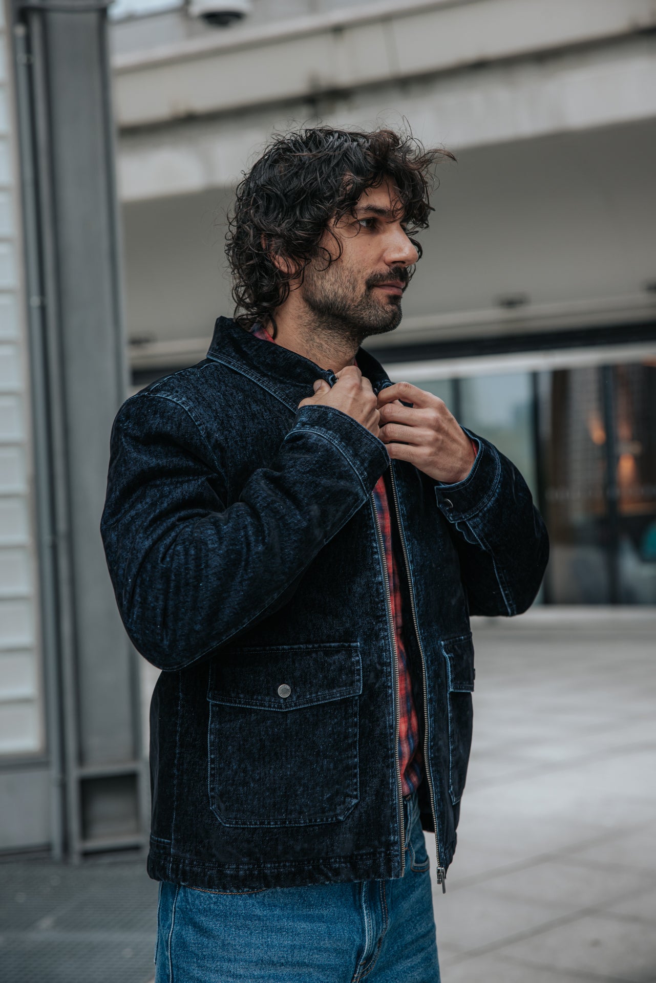 

Jacke mit abnehmbarem Kragen Herren Rickard Stark navy | Freeman T. Porter