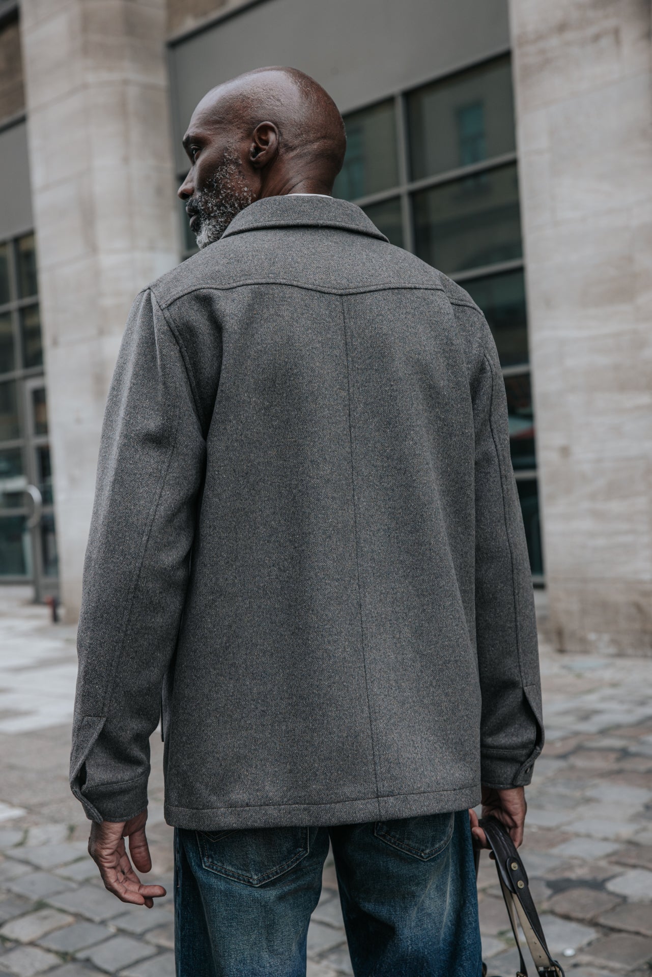 

Knopfleisten-Jacke mit mehreren Taschen Herren Beron Krast taupe | Freeman T. Porter