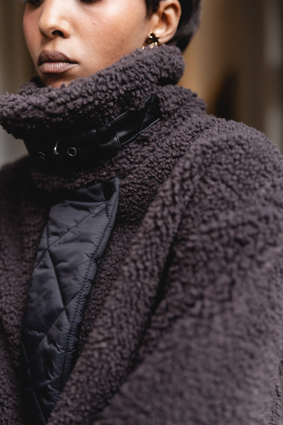 

Sherpa-Fliegerjacke Damen Marinka brown | Freeman T. Porter