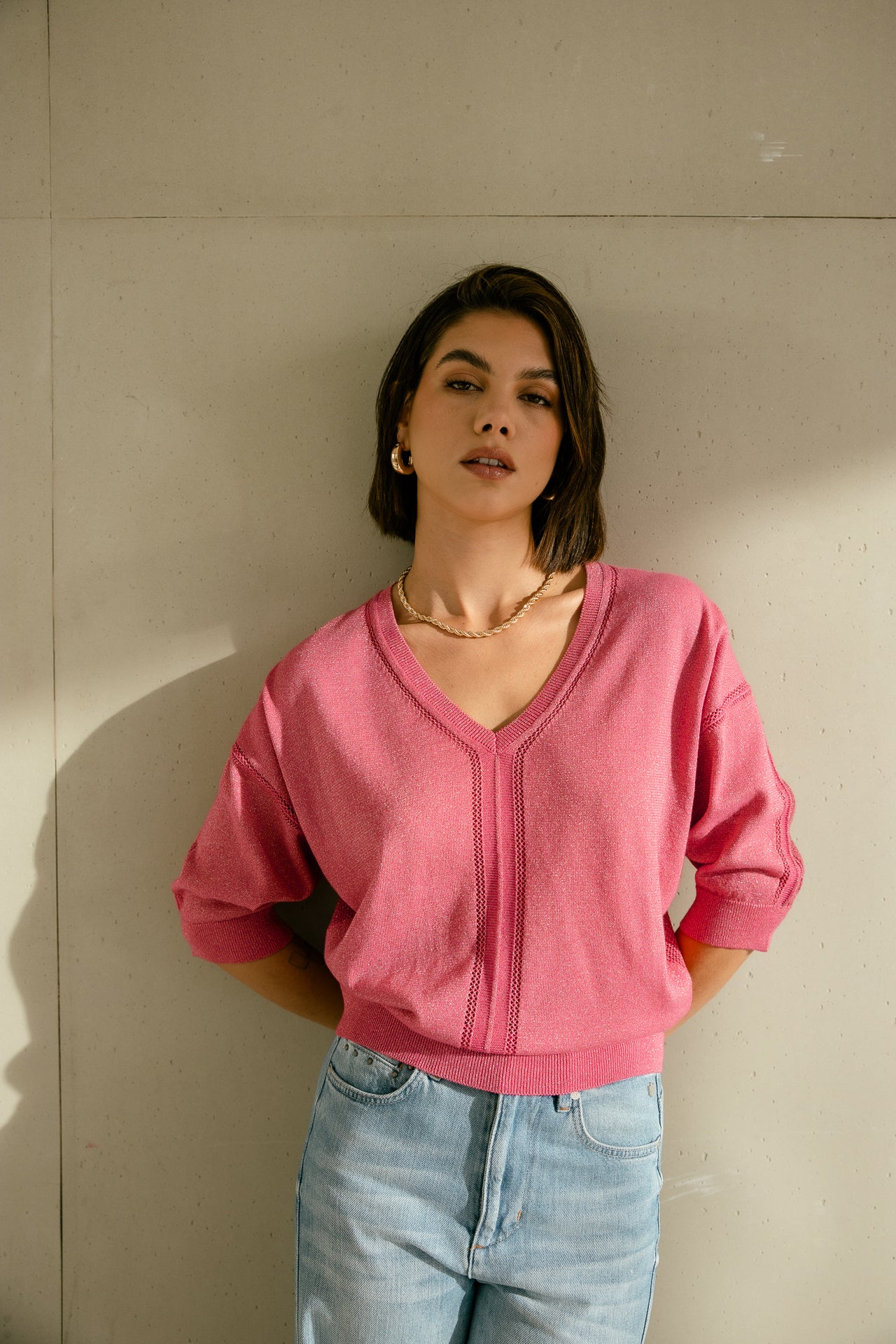 

Knit jumper Women Pykonos rose | Freeman T. Porter