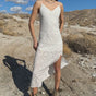 

Robe avec fente côté Femme Revania Lace white | Freeman T. Porter