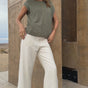 

Weite Cropped-Hose mit Aufschlag Frau Alice Palmae egret | Freeman T. Porter