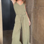 

Mono palazzo Mujer Corolle Plain deep lichen green | Freeman T. Porter