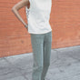 

T-shirt brodé Femme Tarik Ribbon ecru | Freeman T. Porter