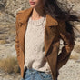 

Perfecto en cuir Femme Kristen Daim rubber | Freeman T. Porter